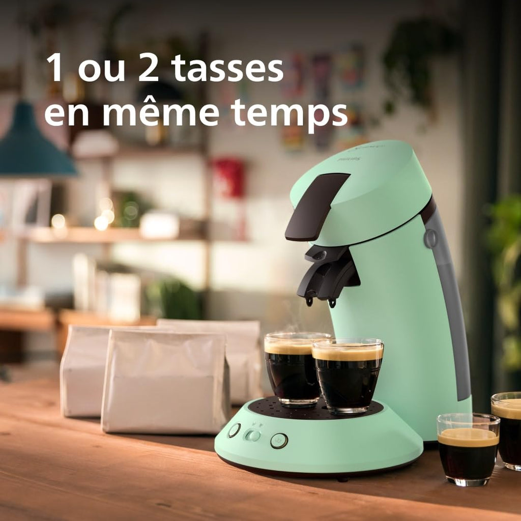 SENSEO Original Plus Vert Désert CSA210/80 – Style Nature, Café Intense