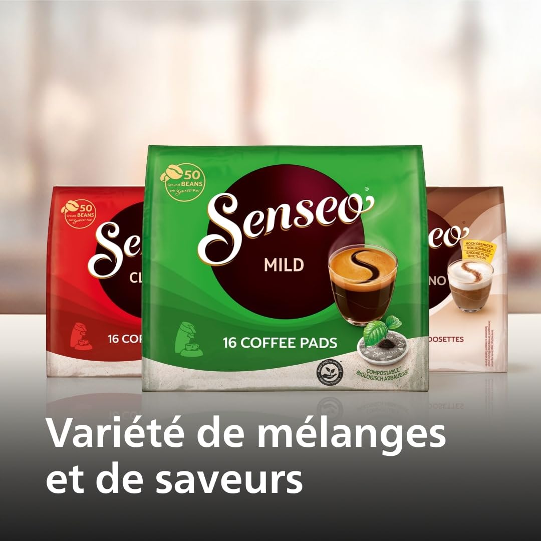 SENSEO Original Plus Vert Désert CSA210/80 – Style Nature, Café Intense