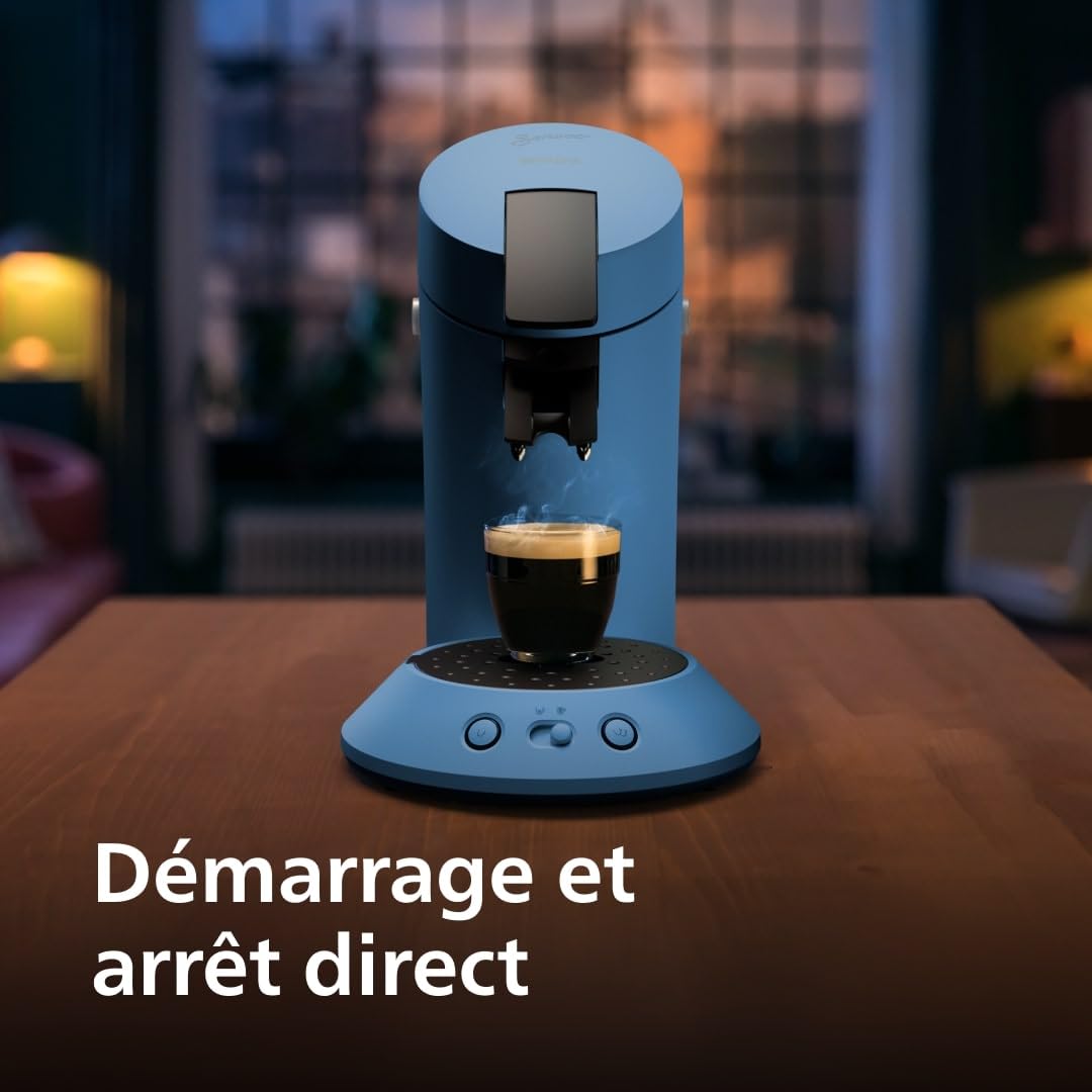 SENSEO Original Plus Bleu Paon CSA210/00 – Design & Café Intense