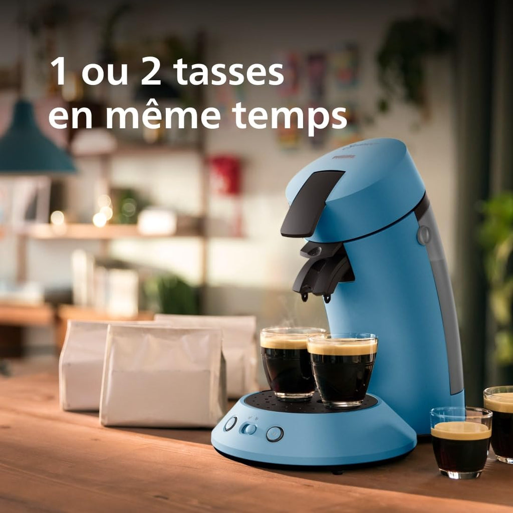 SENSEO Original Plus Bleu Paon CSA210/00 – Design & Café Intense