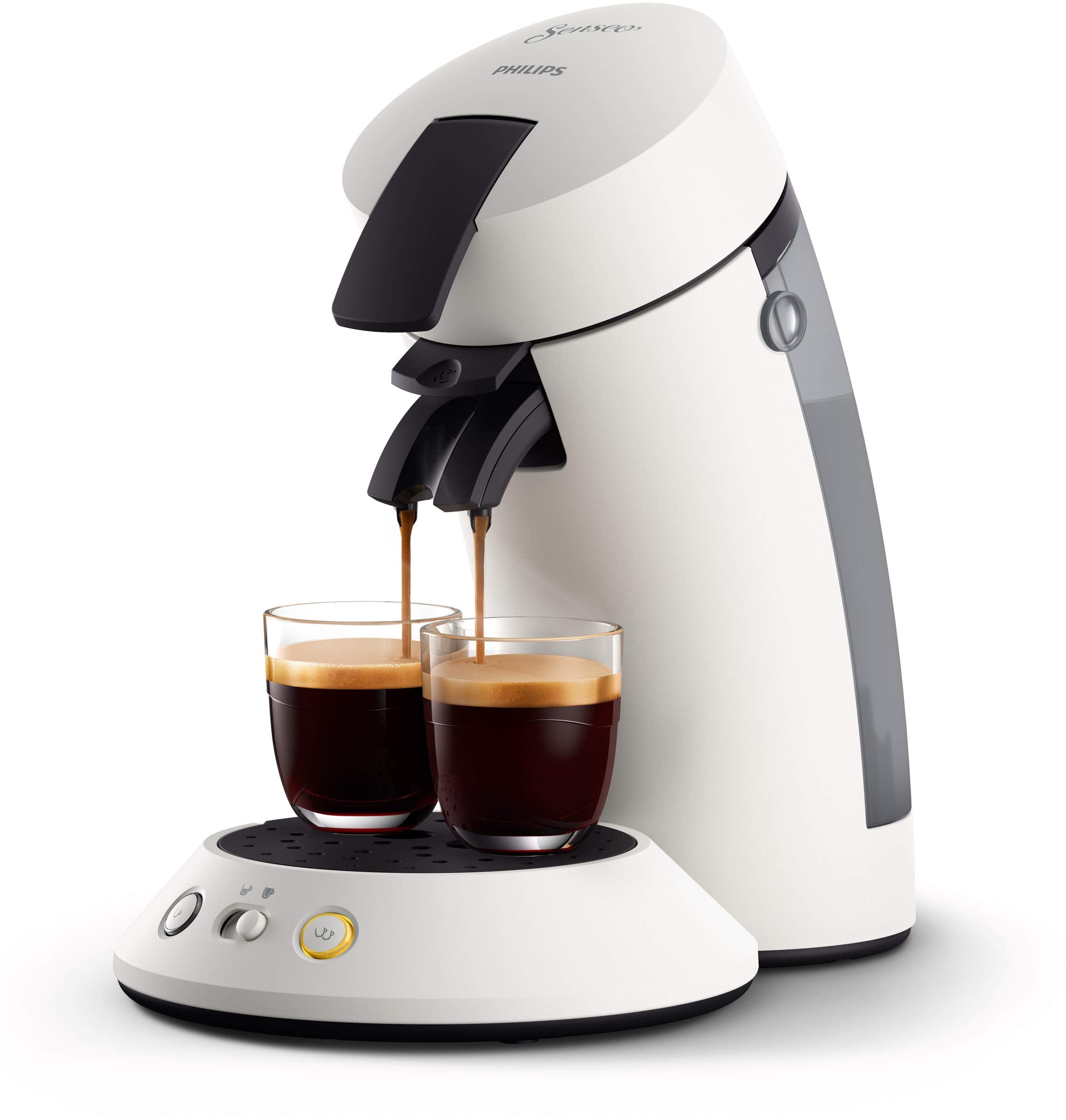 SENSEO Original Plus Blanche CSA210/11 – Élégance Épurée, Café Parfait