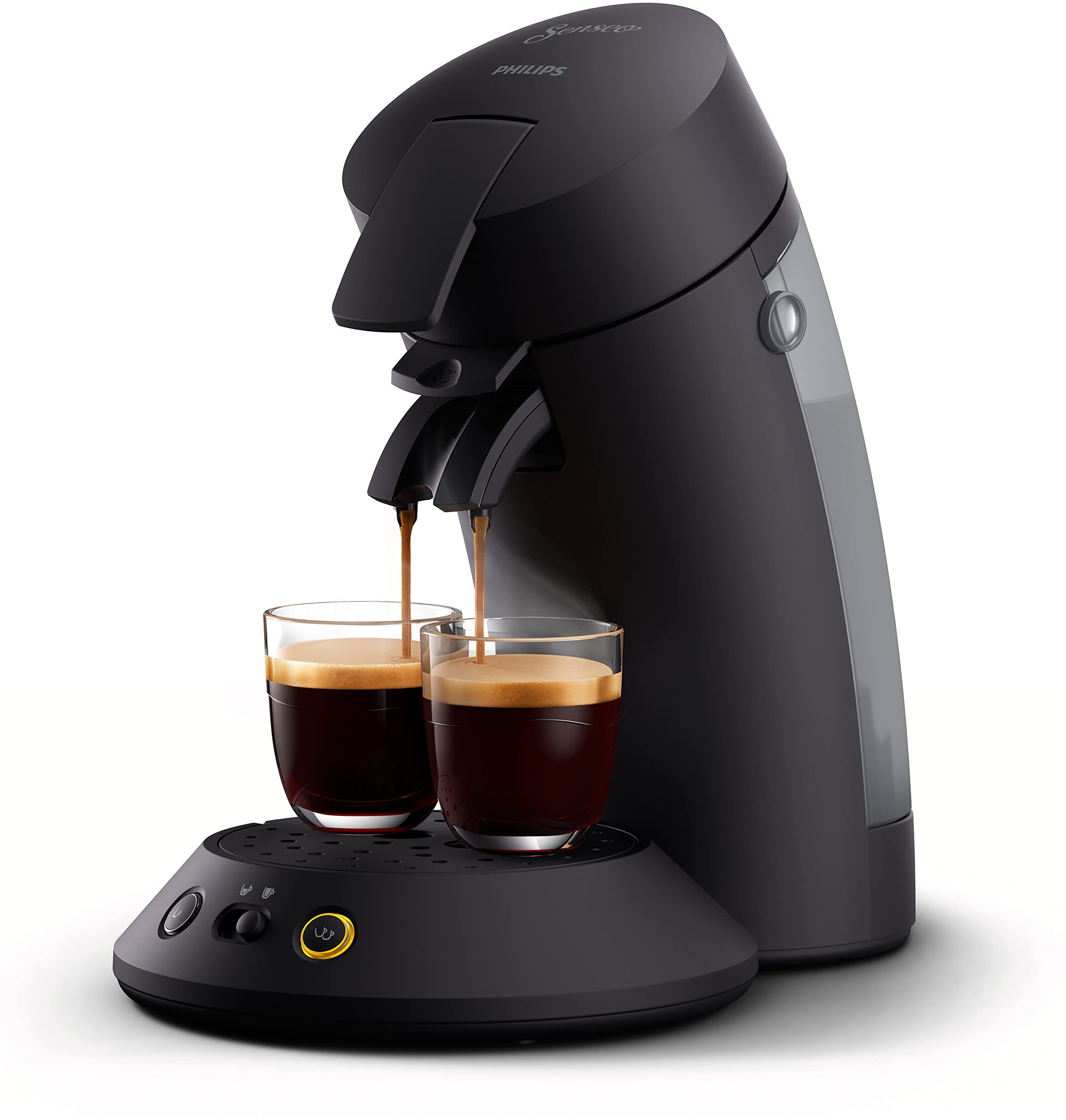 Machine à Café SENSEO Noir Piano CSA210/22 – 2 Tasses en 1 Minute