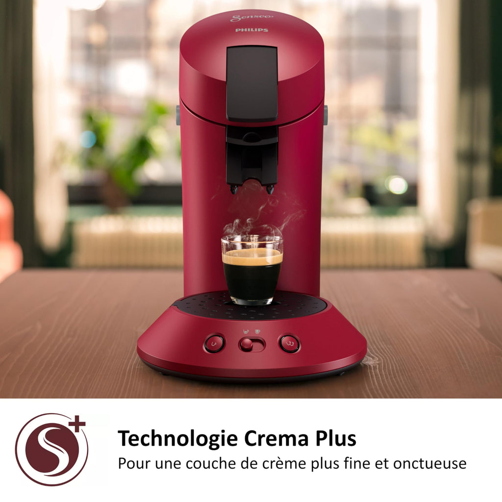 SENSEO Original Plus Rouge CSA210/91 – Café Personnalisé en un Clic