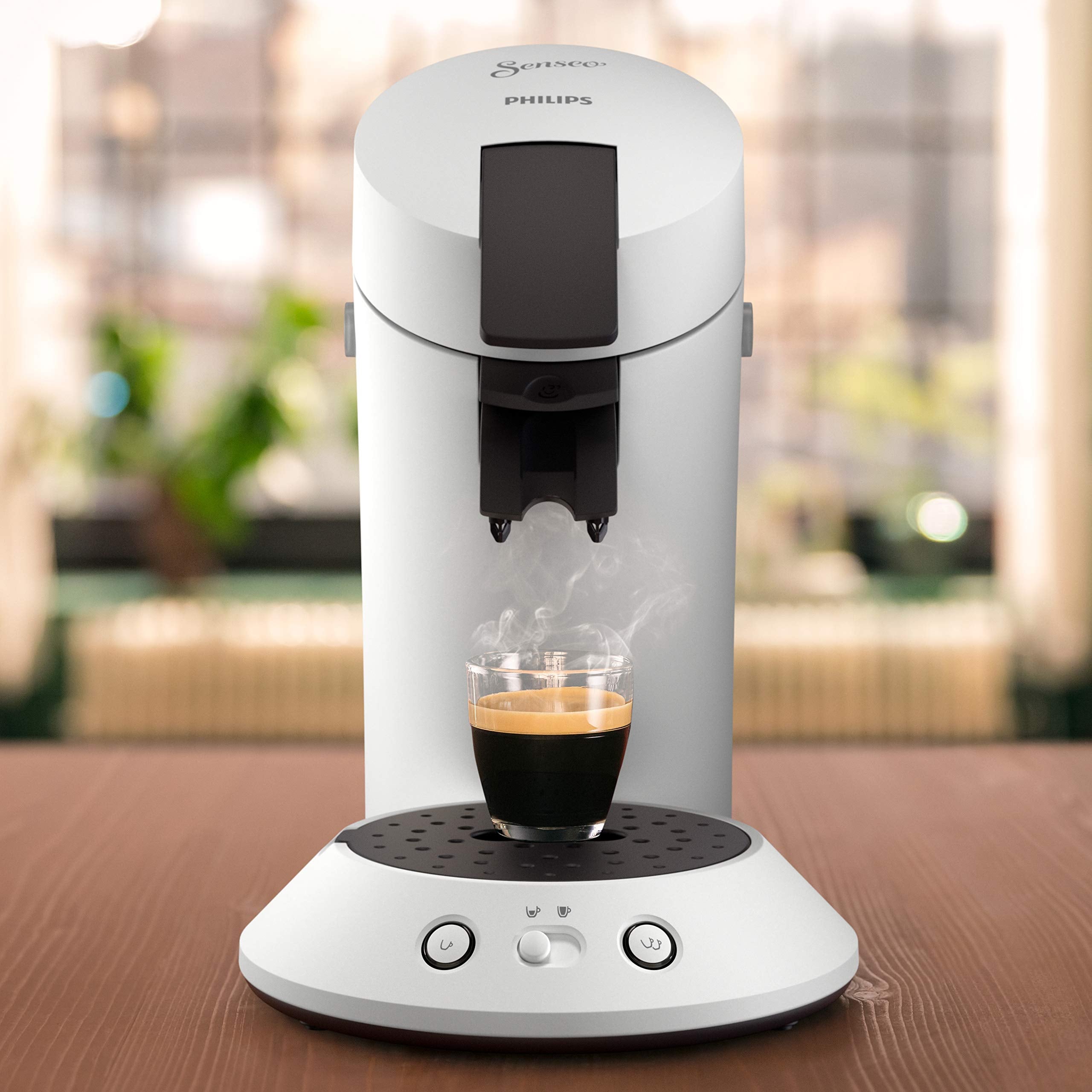 SENSEO Original Plus Blanche CSA210/11 – Élégance Épurée, Café Parfait
